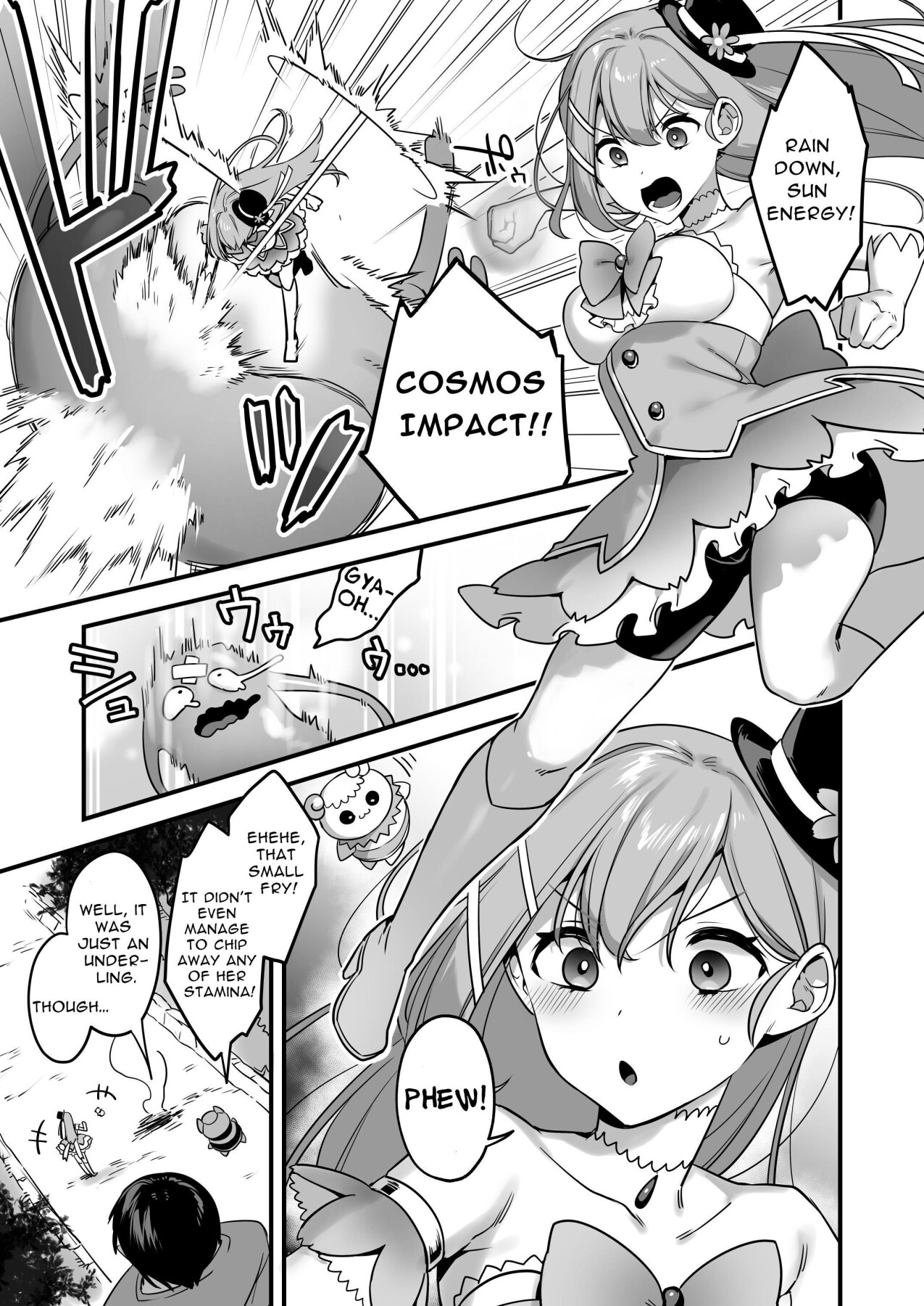 Hentai Manga Comic-Since I became a pawn of evil... I'll disgrace the magical girl-Read-8